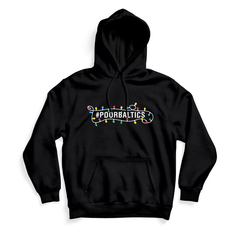 Poorbaltics Hoodie Christmas lights