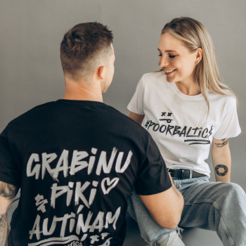 Grabinu Piķi T-krekls melns