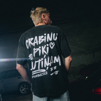 Grabinu piķi T-shirt oversize 
