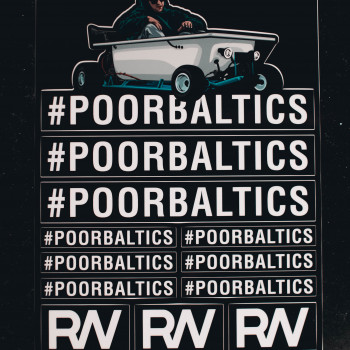 Poorbaltics x RW x Bathtub Sticker Pack