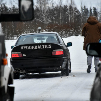 POORBALTICS large car sticker (back bumper)