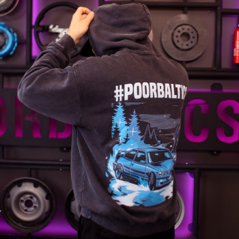 POORBALTICS beater season hoodie