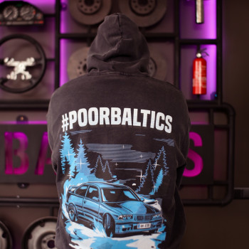 POORBALTICS beater season hoodie