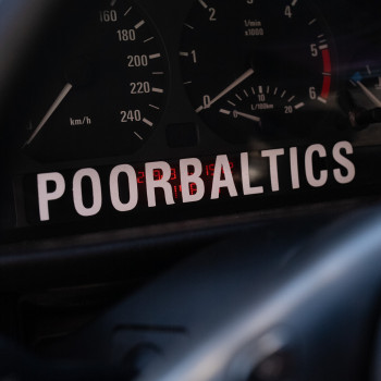 White stickers POORBALTICS