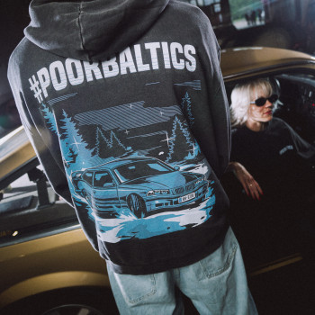 POORBALTICS beater season hūdijs oversize