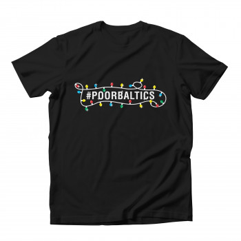 Poorbaltics T-krekls "svētku lampiņas"