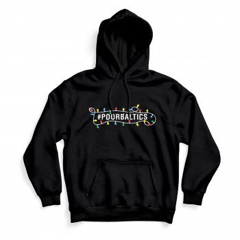 Poorbaltics Hoodie Christmas lights