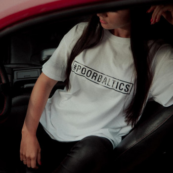POORBALTICS T-krekls balts