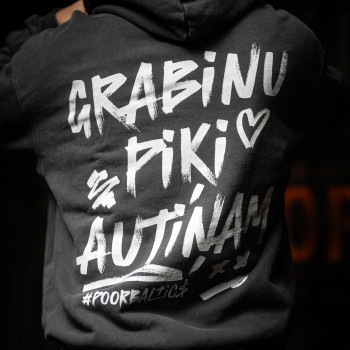 Grabinu piķi oversize hūdijs