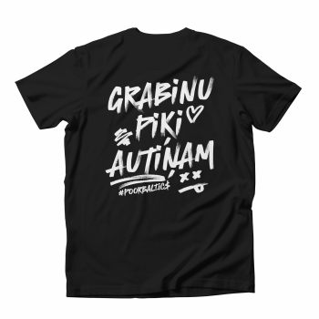 Grabinu Piķi T-krekls melns